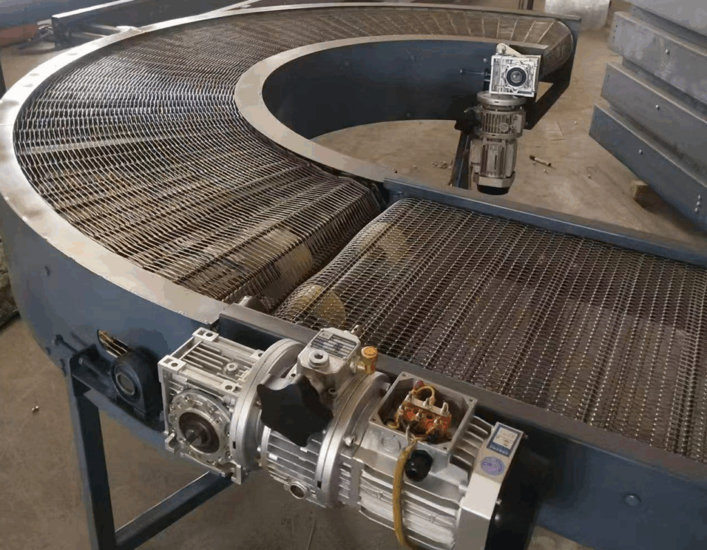 SS304 Stainless Steel Wire Mesh Belt for Food Processing Conveyor