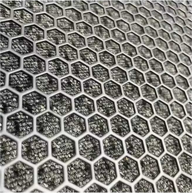 Hexagonal Perforated Metal Sheet Aluminum