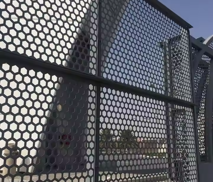 Round Hole Perforated Metal Mesh